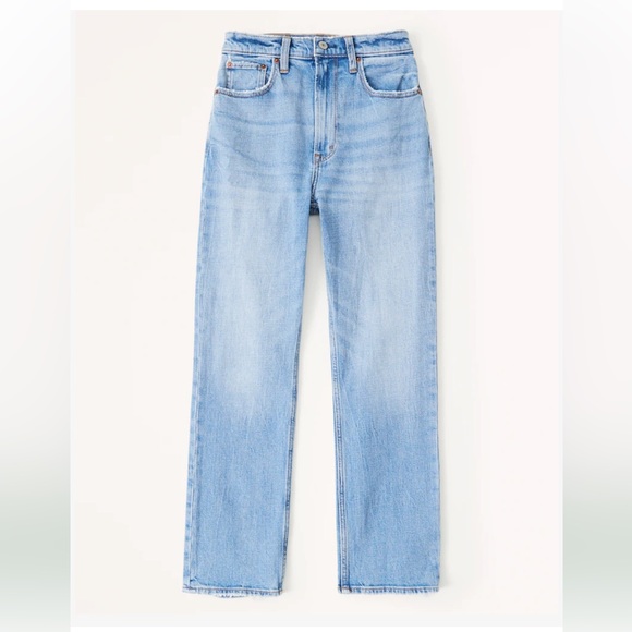 Abercrombie Ultra High-Rise Ankle Straight Jean | Size: Wmns 12 / 31 - Picture 2 of 5